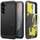 Spigen Tough Armor Mag Case for Samsung Galaxy S25 FE, Black and Yellow