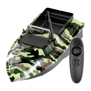 Flytec V050 12000mAh Bait Boat, Camo Green