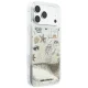 Karl Lagerfeld Liquid Glitter Beach & Sand Case for iPhone 17 / 18 Pro Max - Beige