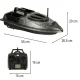 Flytec V900 RC Bait Boat with GPS, 5.4 km/h, 1.5 kg