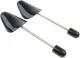 Spring Shoe Trees Anti-Crease Shoe Shapers Size 37-42, 2 Pcs, Black