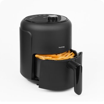 Huslog 1000W Air Fryer, 2.3L Compact Oil-Free Cooker