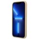 Guess Saffiano Triangle Logo Case for iPhone 13 mini, Beige