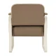 Salon Waiting Room Chair Omega Grandeur, light brown