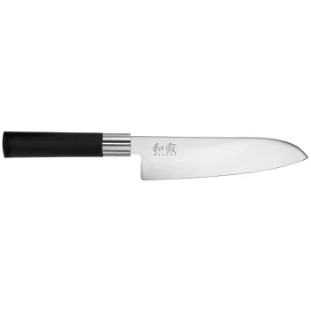 Santoku Knife KAI Wasabi Black 16.5 cm
