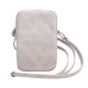 Guess Zip 4G Triangle Phone Bag with Strap - Pink