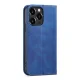 Magnet Fancy Case Wallet Folio Case for iPhone 13 Pro Max with Stand, Blue