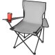 Trizand Folding Fishing Chair with Cover, Grey