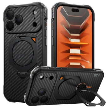 Dėklas Supcase UB Aero MagSafe, skirtas iPhone 18 Pro Max / 17 Pro Max, juodas