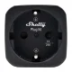 Shelly Plug M Gen3 Smart Outlet, Wi-Fi, Bluetooth, Matter, Black