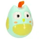 Kid\'s Educational Sensory Tumbler Toy Roly-poly Rattle \"Owl\", Light Blue