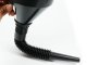 Large fuel and oil funnel with strainer, black