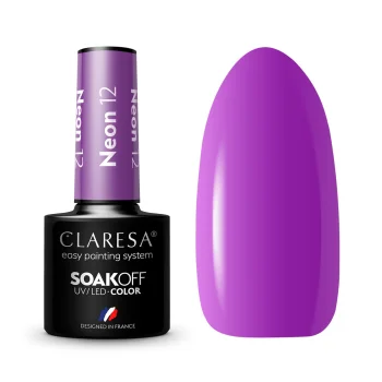 Claresa NEON 12 Hybrid Nail Polish, 5g