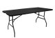 Folding Garden Table 180cm, Black