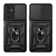 Hybrid Armor Camshield Case for Samsung M54, Black