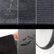 Absorbent Non-Slip Entrance Doormat 90x150 cm, Black