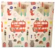 Double-sided foam pad for children, London Bus Forest 200x180 cm
