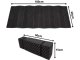 Folding Foam Camping Mat Thermal Hiking Sleeping Pad, Black