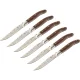 Gefu RANCHO Steak Knife Set, 6 Pieces with Wooden Box