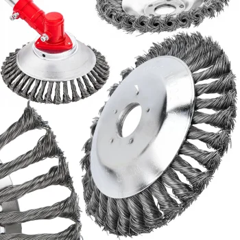 Wire Brush for Brushcutter, 200mm