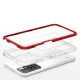 Case for Xiaomi Redmi 10 Hybrid Armor Clear 3 in 1, Red