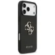 Guess iPhone 17 Pro Max Case Grained Big 4G & Classic Logo, Black