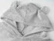 Women\'s Warm Two-Piece Plush Pajamas with Hood and Shorts, Grey, Size L