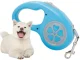 Retractable Dog Leash with Lock, 5m, up to 15kg, Blue
