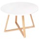 Modernhome RH1902-04 Coffee Table 60 cm, White/Bamboo