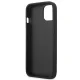 BMW iPhone 14 Plus Case Leather Stamp, Black