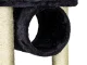 Cat scratching post with house and bed Petsi, grey