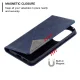 Huawei P50 Geometric Pattern Leather Stand Case Cover - Blue