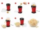 Oil-Free Popcorn Maker 1200W, Red/Black