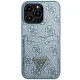 Guess 4G Triangle Logo Cardslot Case for iPhone 13 / 13 Pro - Blue