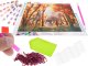 Dimantu Mozaīkas Komplekts Rokdarbs Glezna 5D Skrejošie Zirgi 40x30 cm | Diamond Mosaic Embroidery Kit Painting...