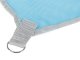 Large Beach and Picnic Mesh Mat, Waterproof, 200x150 cm, Blue