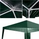 Dārza paviljons / pasākumu un tirdzniecības telts, zaļa, 2.5 x 2.5 m