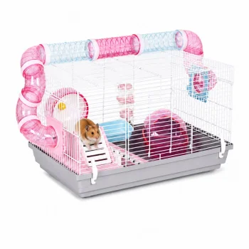 Petsi Cage for Hamsters and Small Rodents with Tunnels and Accessories