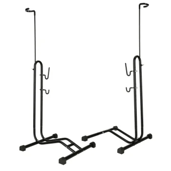 Rallex Foldable Bicycle Stand, 16-27.5", Black