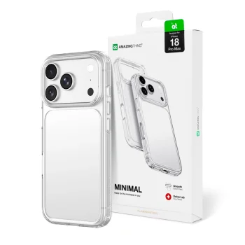 AmazingThing Minimal Drop Proof Case for iPhone 18 Pro Max - Clear