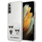 Samsung Galaxy S21+ Plus (SM-G996B) Karl Lagerfeld Karl & Choupette Case Cover (KLHCS21MCKTR), Transparent