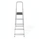 Modernhome Aluminum Folding Stepladder with Platform, 5 Steps, 150 kg