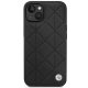 Apple iPhone 14 6.1\'\' BMW Leather Quilted Case Cover (BMHCP14S22RQDK), Black