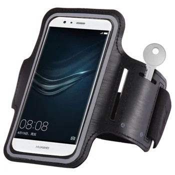 Universal Running Armband for Smartphones up to 6", Black