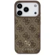 Guess 4G Small Classic Logo MagSafe Case for iPhone 17 Pro, Brown