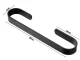 Wall-Mounted Towel Rack, Metal, 30 cm, Black
