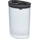 Brabantia Laundry Basket 55 L, Dark Grey / White