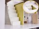 Liela Bērnu Spēļu MDF Koka Leļļu Māja ar Mēbelēm Piederumiem, 70cm | Play Dollhouse with Furniture