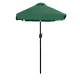 Multigarden SL-UM019 Rectangular Garden Parasol with Crank 200x140 cm, Green
