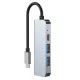 USB-C Hub Tech-Protect V2 4in1 (HDMI, USB 3.0, USB 2.0, USB-C) - Gray